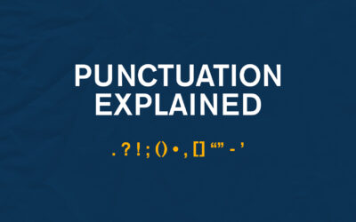 Punctuation Explained